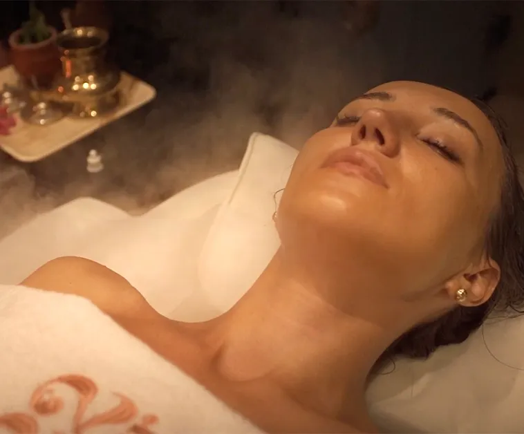 Ksheeradhoomam medicated milk steam therapy at 22 Ayur